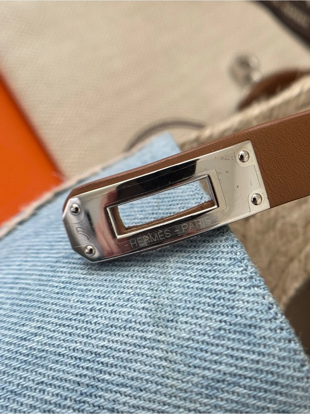 Hermès Tipoli Denim Espadrilles - EU38 - Picture 7 of 16